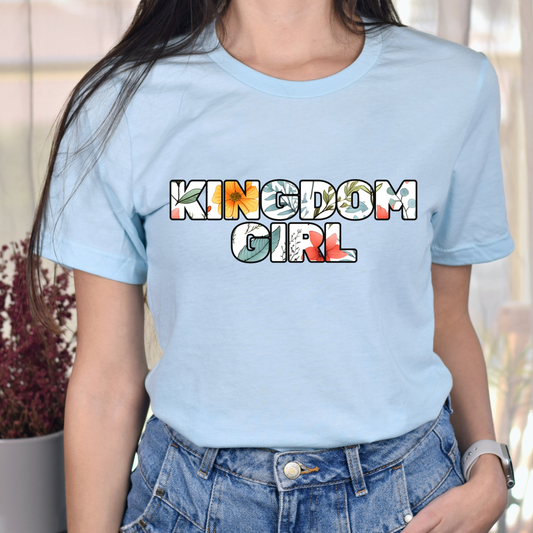 Kingdom Girl Floral Print T-Shirt