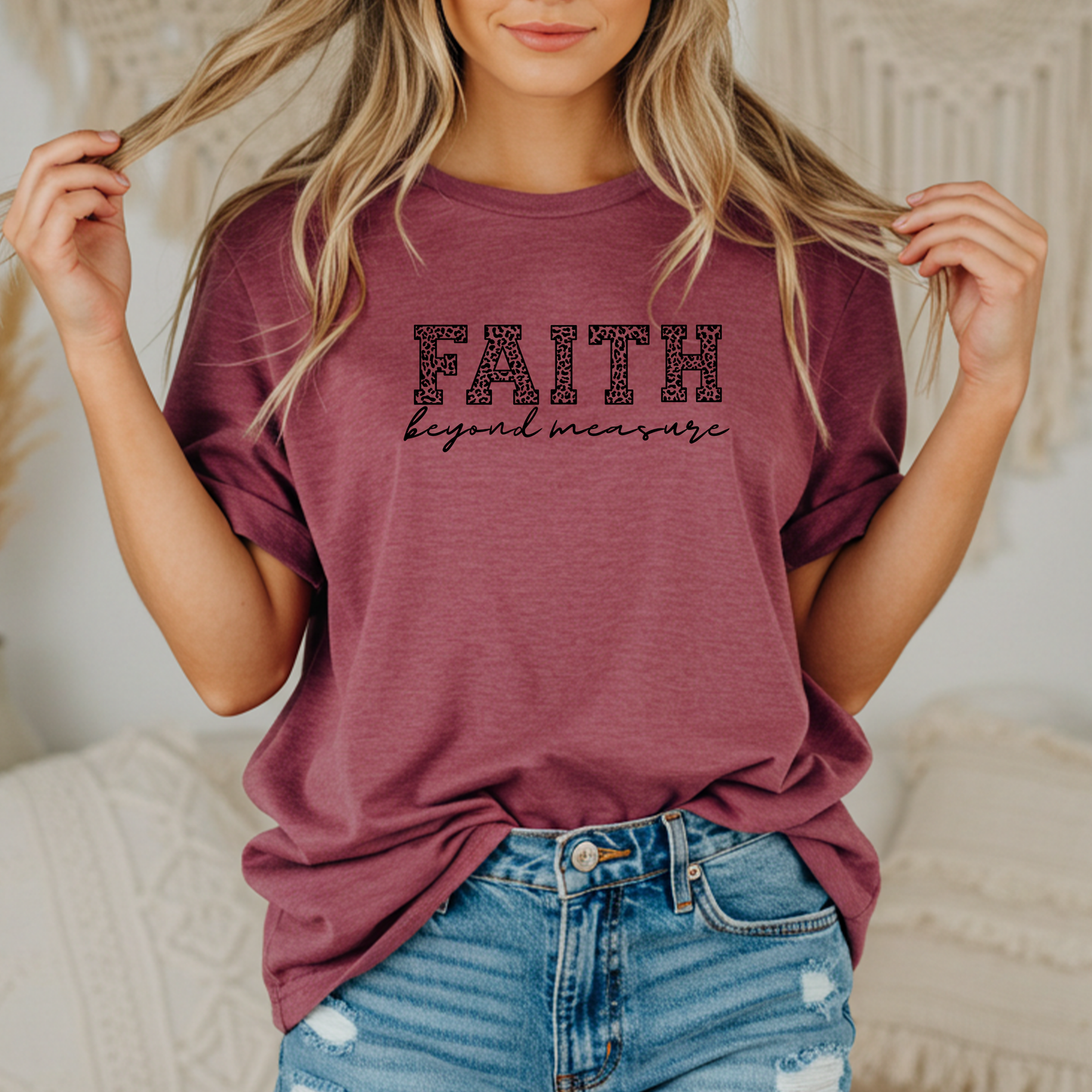 Faith Beyond Measure T-Shirt - Inspirational Christian Apparel