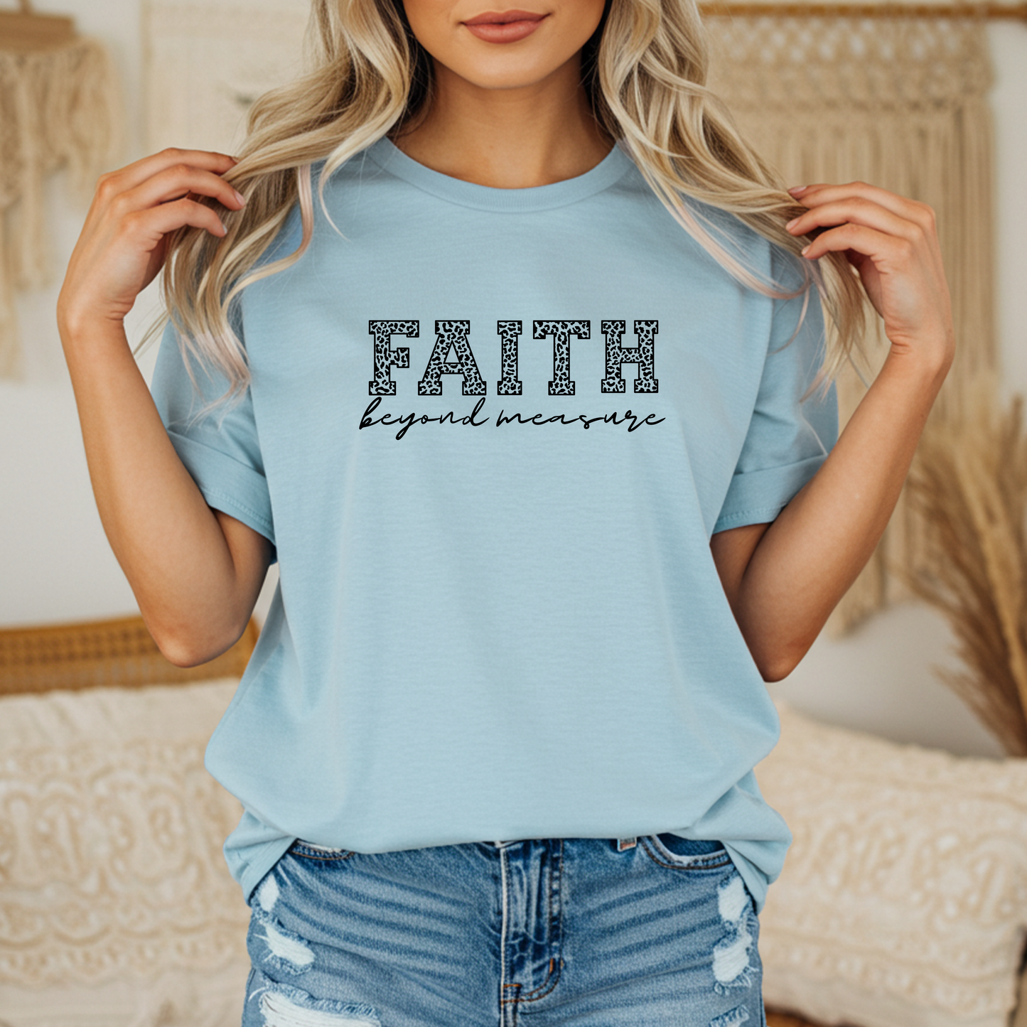 Faith Beyond Measure T-Shirt - Inspirational Christian Apparel